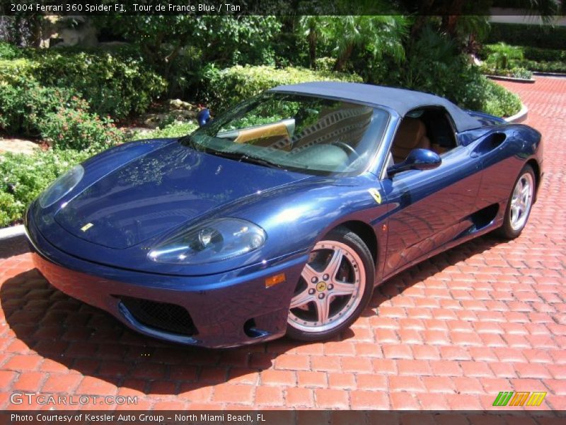 Front 3/4 View of 2004 360 Spider F1