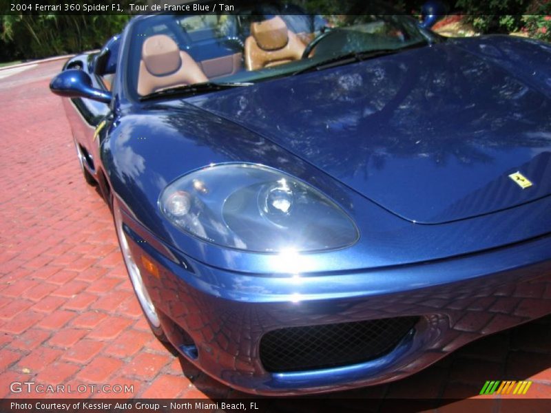Tour de France Blue / Tan 2004 Ferrari 360 Spider F1