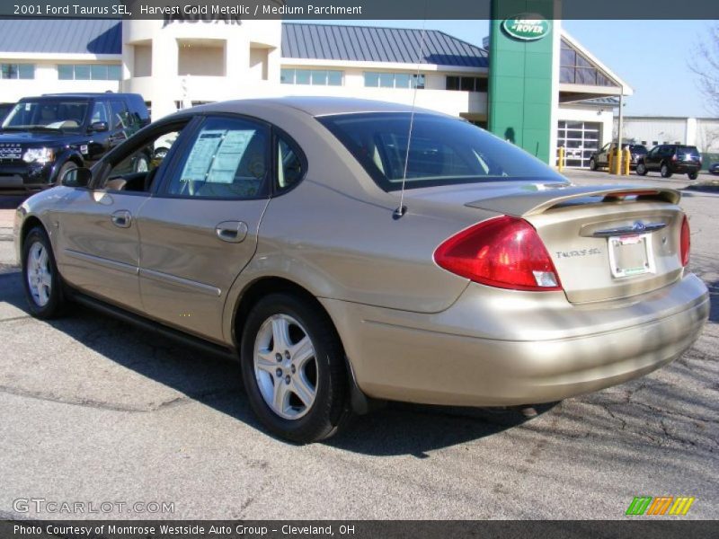 Harvest Gold Metallic / Medium Parchment 2001 Ford Taurus SEL