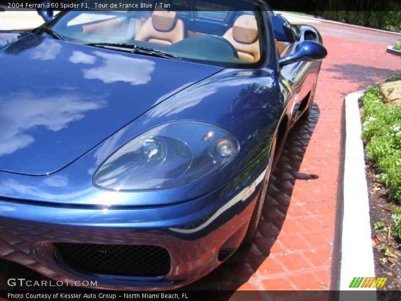 Tour de France Blue / Tan 2004 Ferrari 360 Spider F1