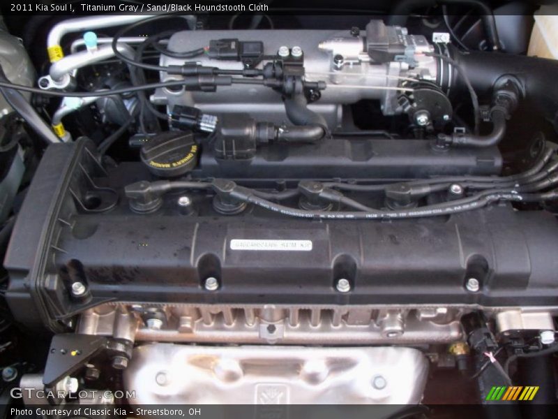 Titanium Gray / Sand/Black Houndstooth Cloth 2011 Kia Soul !