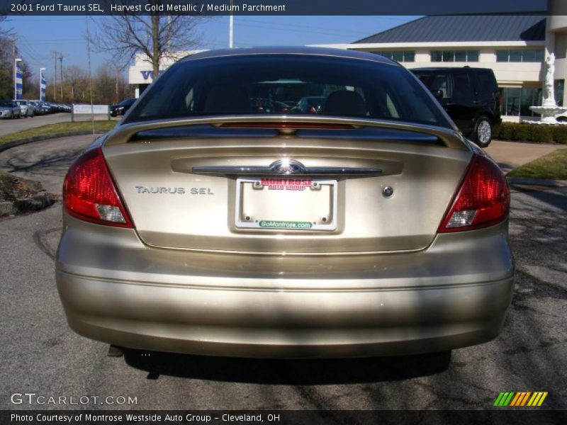 Harvest Gold Metallic / Medium Parchment 2001 Ford Taurus SEL