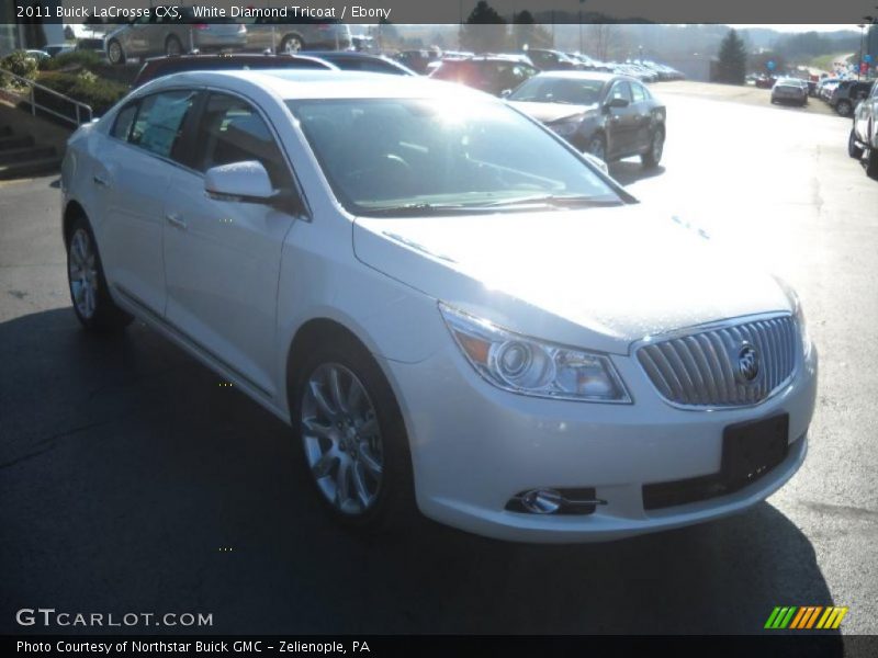 White Diamond Tricoat / Ebony 2011 Buick LaCrosse CXS