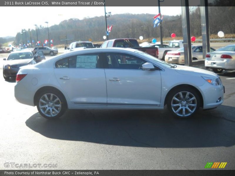 White Diamond Tricoat / Ebony 2011 Buick LaCrosse CXS