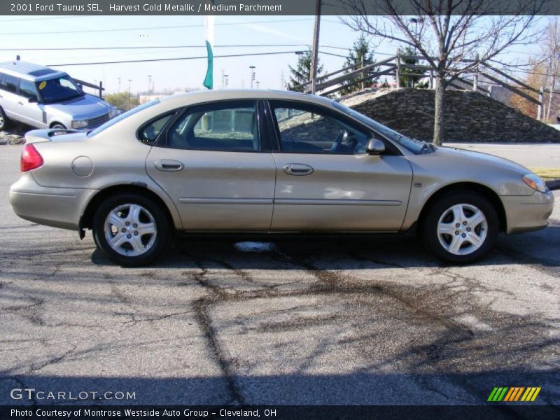 Harvest Gold Metallic / Medium Parchment 2001 Ford Taurus SEL