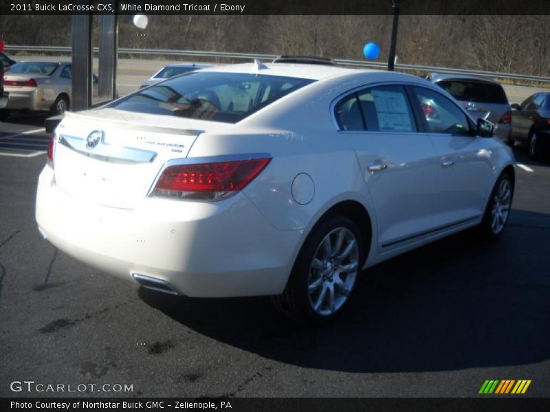 White Diamond Tricoat / Ebony 2011 Buick LaCrosse CXS