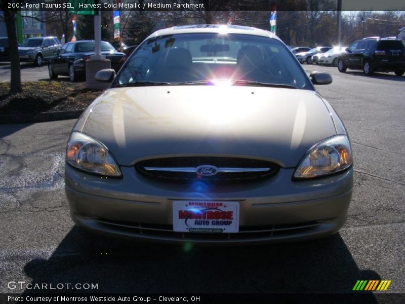 Harvest Gold Metallic / Medium Parchment 2001 Ford Taurus SEL