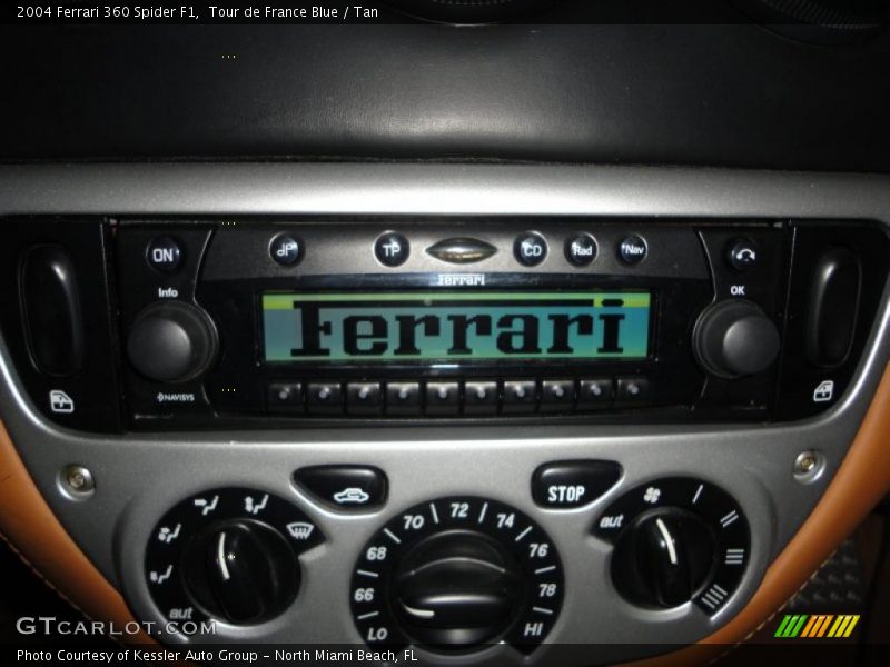 Controls of 2004 360 Spider F1