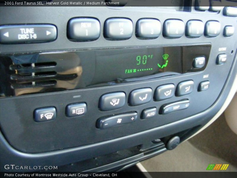 Harvest Gold Metallic / Medium Parchment 2001 Ford Taurus SEL