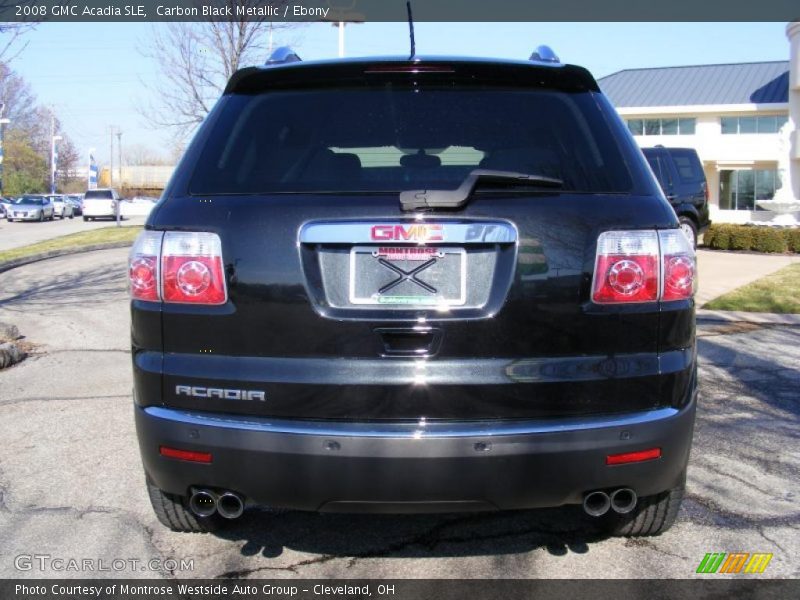 Carbon Black Metallic / Ebony 2008 GMC Acadia SLE