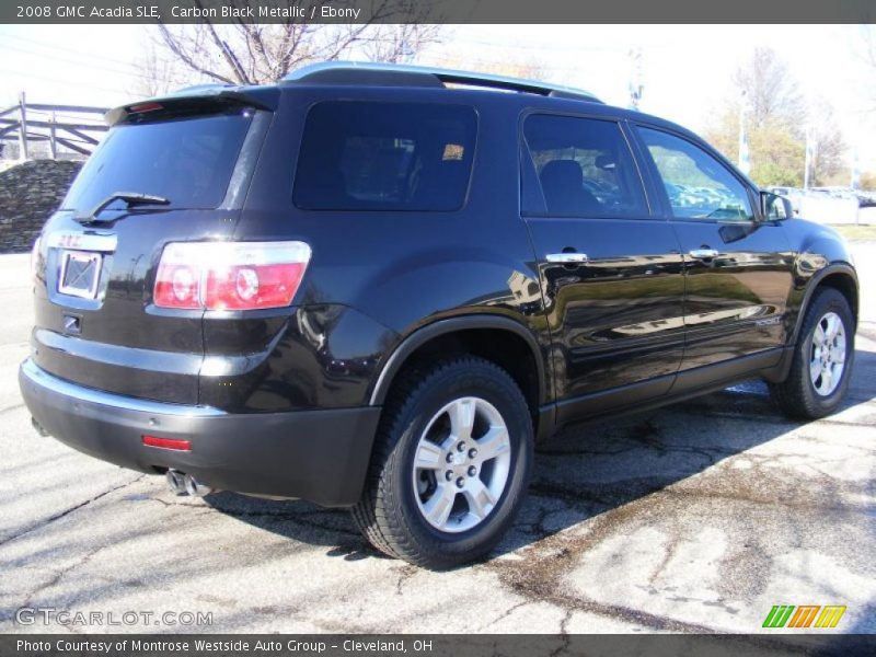Carbon Black Metallic / Ebony 2008 GMC Acadia SLE