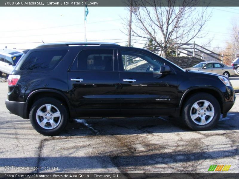 Carbon Black Metallic / Ebony 2008 GMC Acadia SLE