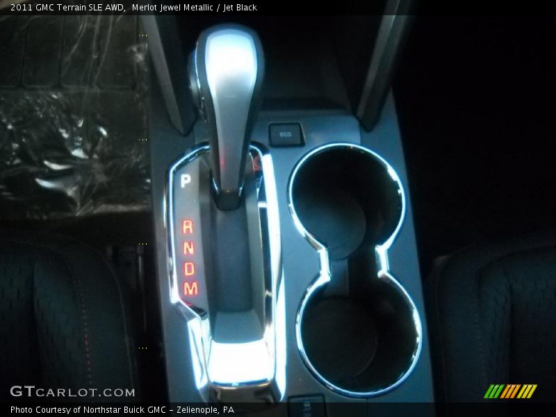 Merlot Jewel Metallic / Jet Black 2011 GMC Terrain SLE AWD