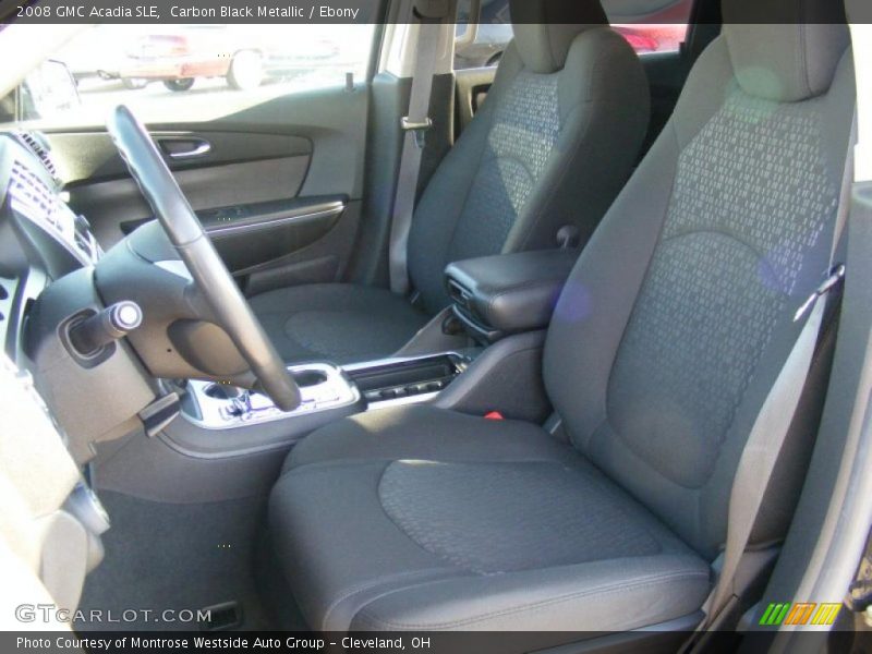 Carbon Black Metallic / Ebony 2008 GMC Acadia SLE
