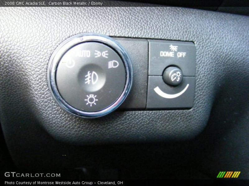 Carbon Black Metallic / Ebony 2008 GMC Acadia SLE