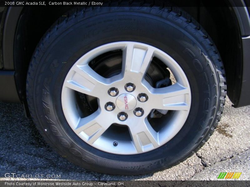 Carbon Black Metallic / Ebony 2008 GMC Acadia SLE