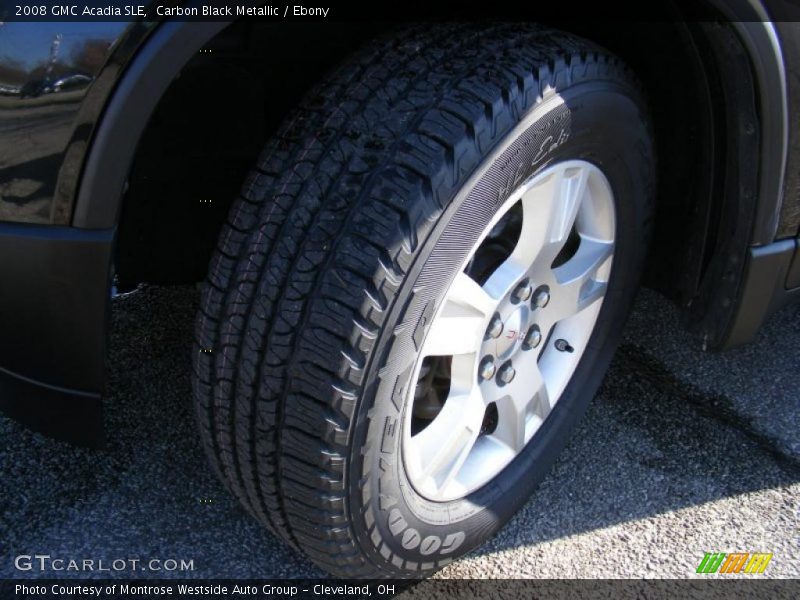 Carbon Black Metallic / Ebony 2008 GMC Acadia SLE