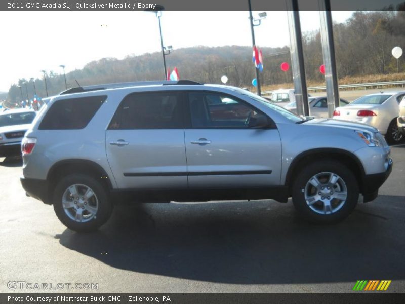 Quicksilver Metallic / Ebony 2011 GMC Acadia SL