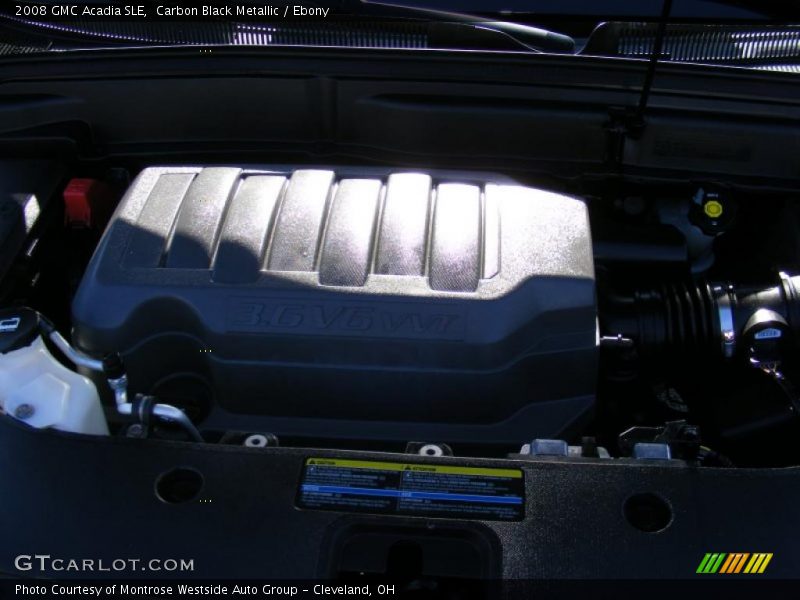 Carbon Black Metallic / Ebony 2008 GMC Acadia SLE