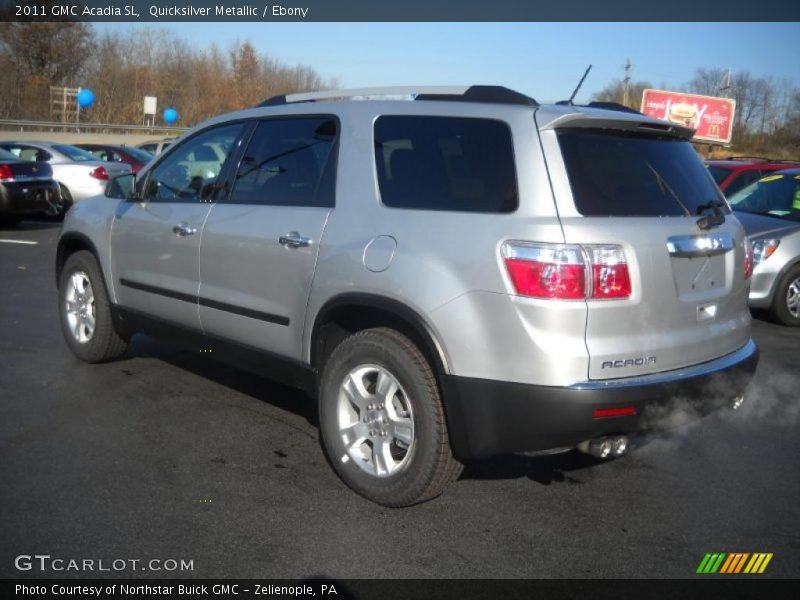Quicksilver Metallic / Ebony 2011 GMC Acadia SL