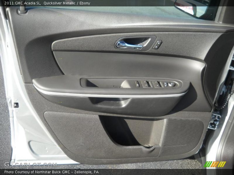 Quicksilver Metallic / Ebony 2011 GMC Acadia SL