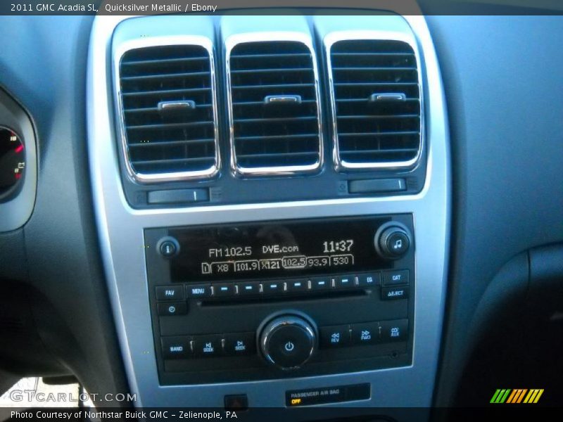 Quicksilver Metallic / Ebony 2011 GMC Acadia SL
