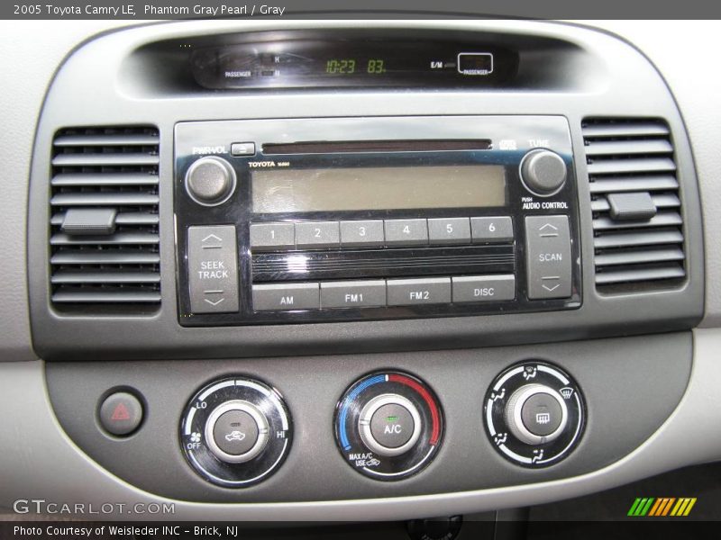 Phantom Gray Pearl / Gray 2005 Toyota Camry LE