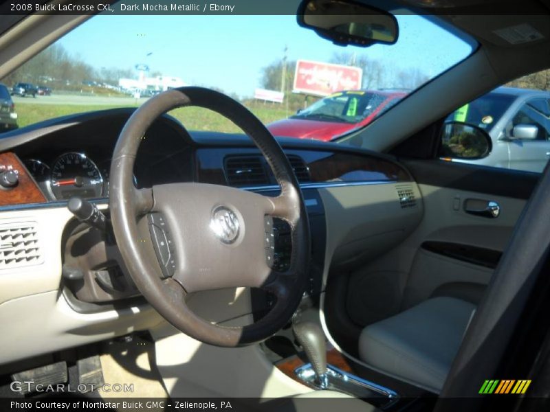 Dark Mocha Metallic / Ebony 2008 Buick LaCrosse CXL