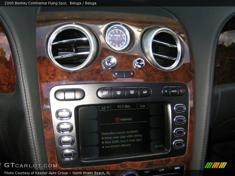 Controls of 2006 Continental Flying Spur 