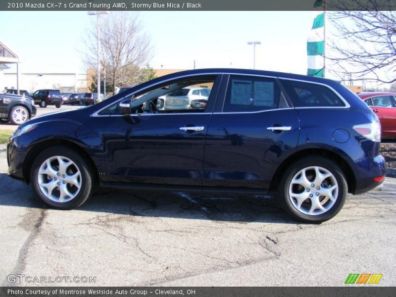 Stormy Blue Mica / Black 2010 Mazda CX-7 s Grand Touring AWD