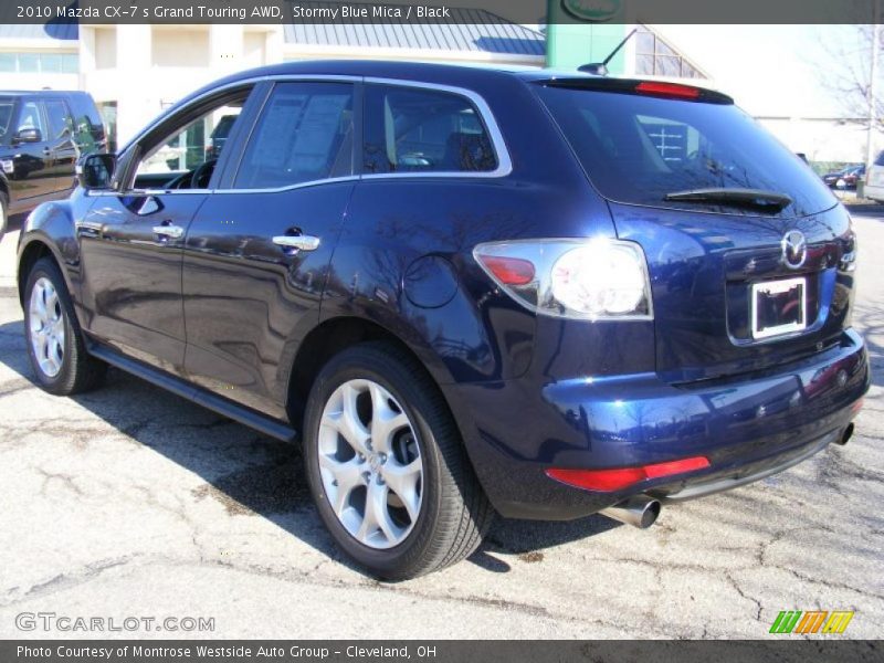 Stormy Blue Mica / Black 2010 Mazda CX-7 s Grand Touring AWD