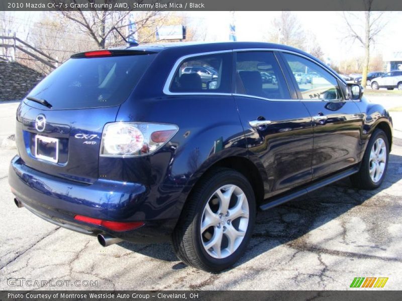 Stormy Blue Mica / Black 2010 Mazda CX-7 s Grand Touring AWD