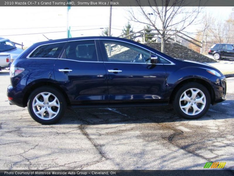 Stormy Blue Mica / Black 2010 Mazda CX-7 s Grand Touring AWD