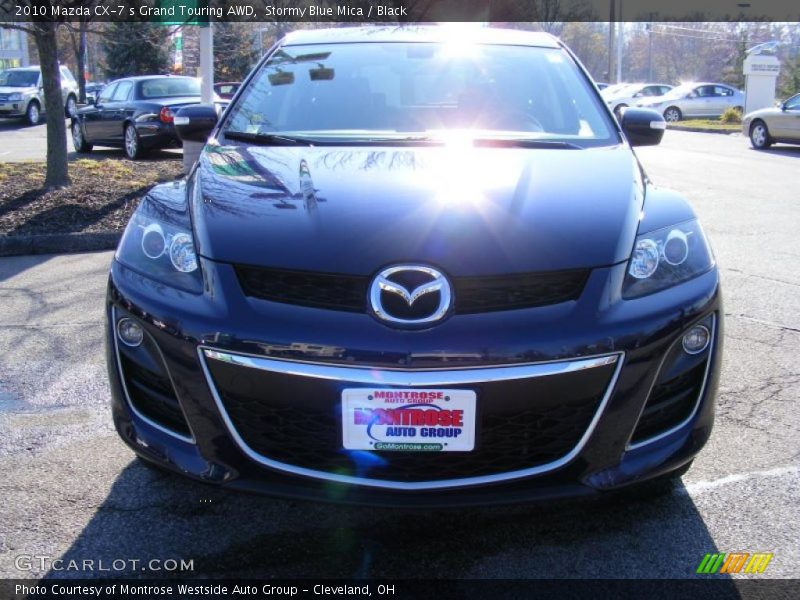 Stormy Blue Mica / Black 2010 Mazda CX-7 s Grand Touring AWD