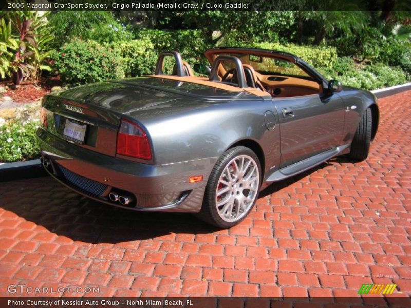 Grigio Palladio (Metallic Gray) / Cuoio (Saddle) 2006 Maserati GranSport Spyder