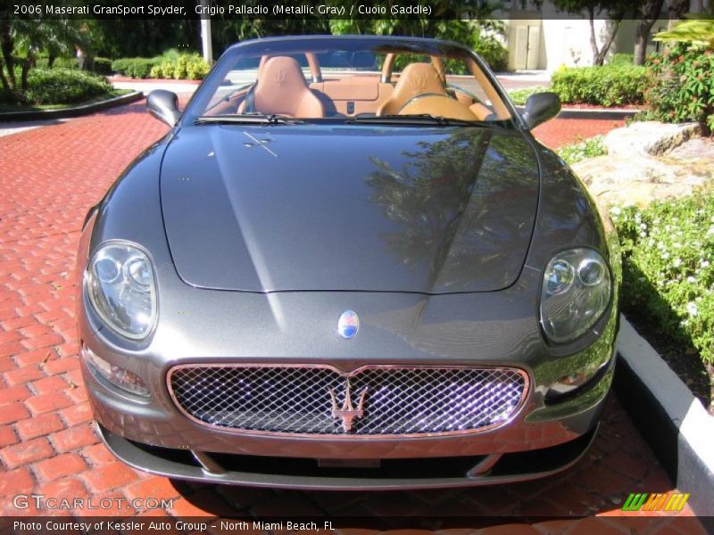 Grigio Palladio (Metallic Gray) / Cuoio (Saddle) 2006 Maserati GranSport Spyder