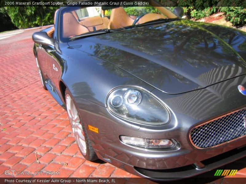 Grigio Palladio (Metallic Gray) / Cuoio (Saddle) 2006 Maserati GranSport Spyder