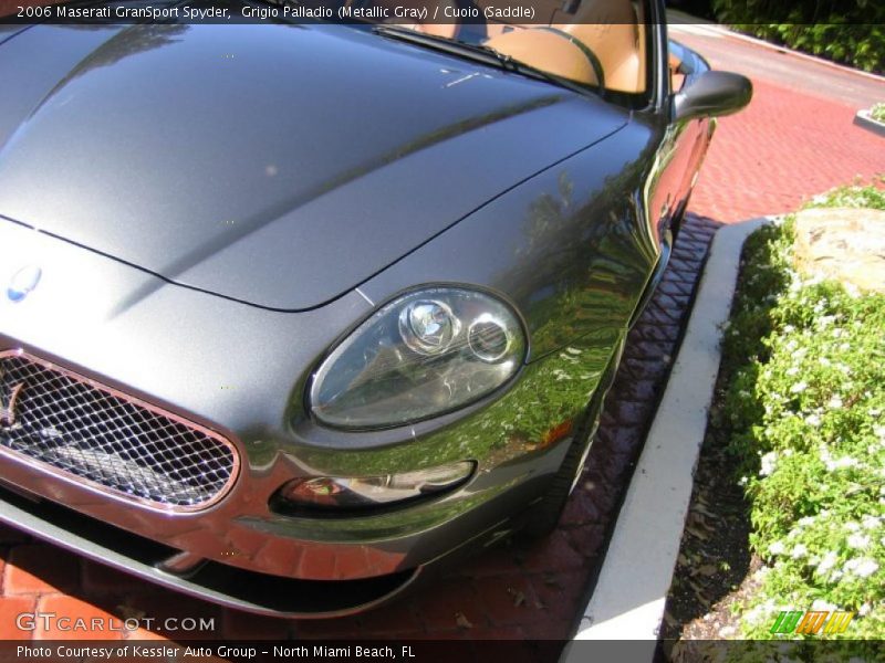 Grigio Palladio (Metallic Gray) / Cuoio (Saddle) 2006 Maserati GranSport Spyder