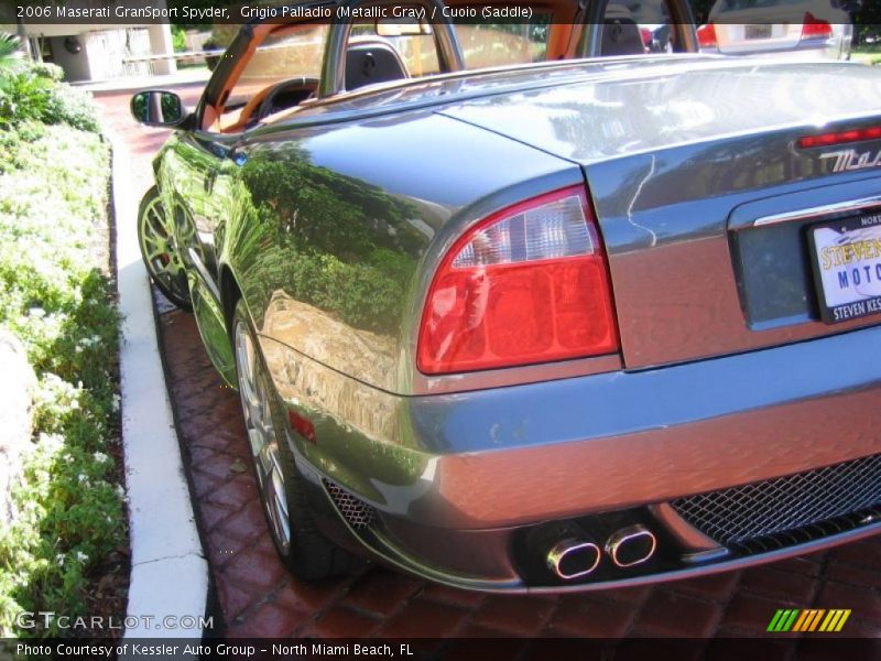 Grigio Palladio (Metallic Gray) / Cuoio (Saddle) 2006 Maserati GranSport Spyder