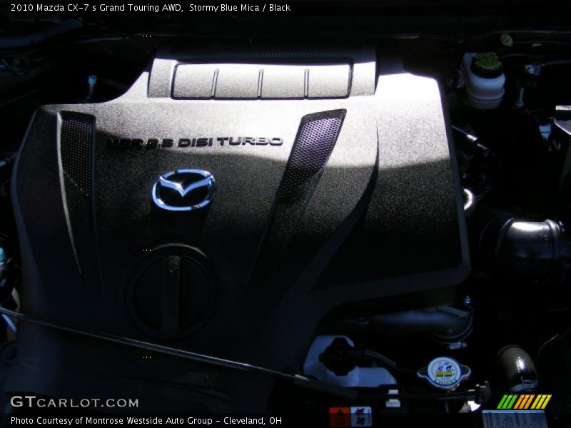 Stormy Blue Mica / Black 2010 Mazda CX-7 s Grand Touring AWD