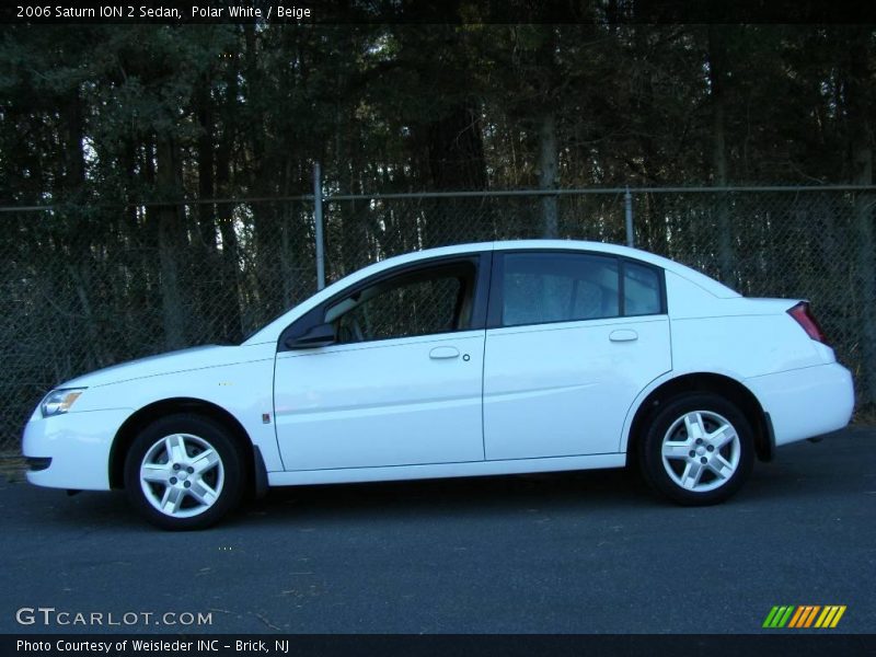 Polar White / Beige 2006 Saturn ION 2 Sedan