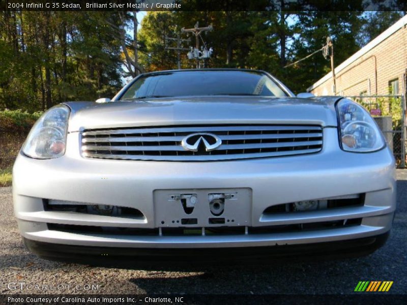 Brilliant Silver Metallic / Graphite 2004 Infiniti G 35 Sedan
