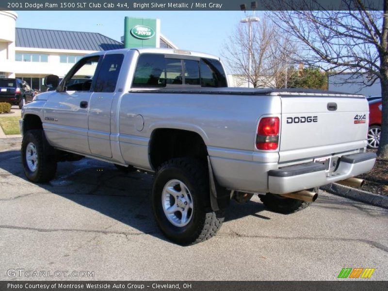 Bright Silver Metallic / Mist Gray 2001 Dodge Ram 1500 SLT Club Cab 4x4