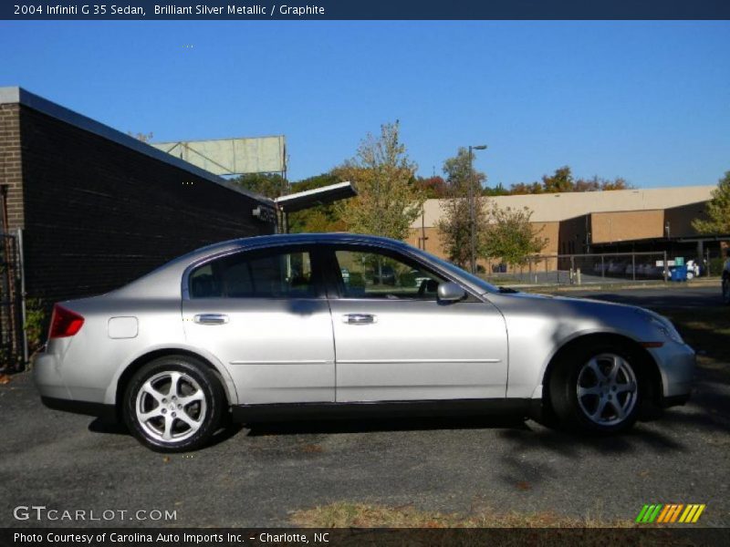 Brilliant Silver Metallic / Graphite 2004 Infiniti G 35 Sedan