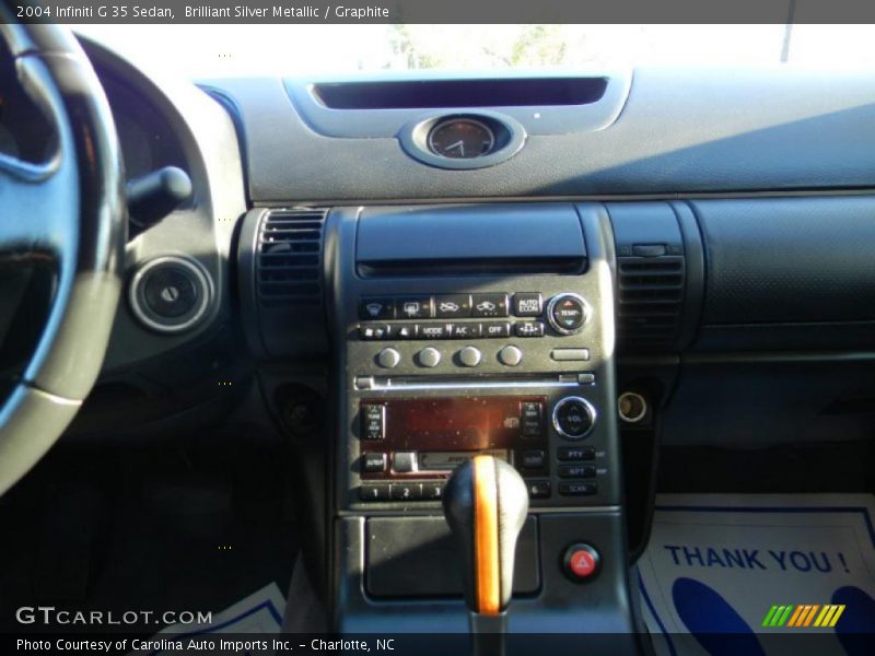 Brilliant Silver Metallic / Graphite 2004 Infiniti G 35 Sedan
