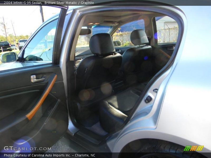 Brilliant Silver Metallic / Graphite 2004 Infiniti G 35 Sedan