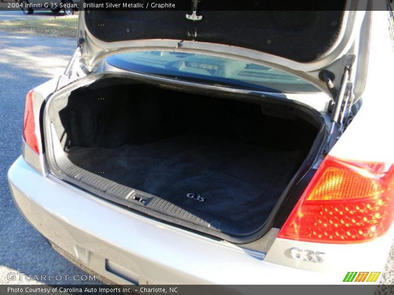 Brilliant Silver Metallic / Graphite 2004 Infiniti G 35 Sedan