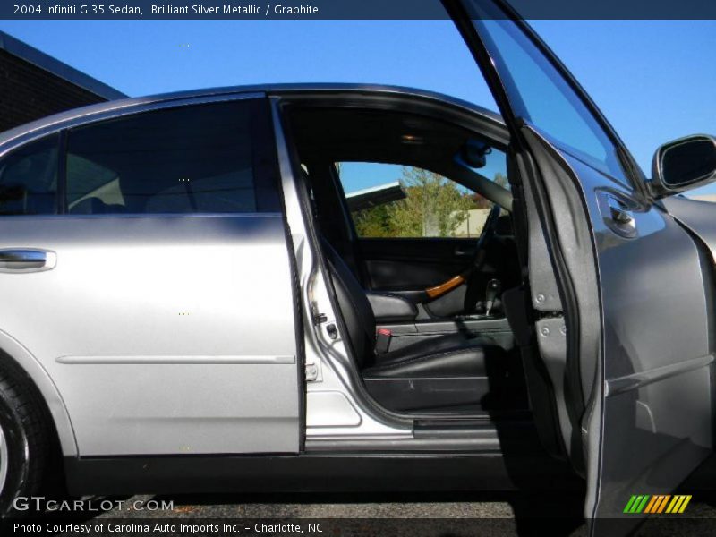 Brilliant Silver Metallic / Graphite 2004 Infiniti G 35 Sedan
