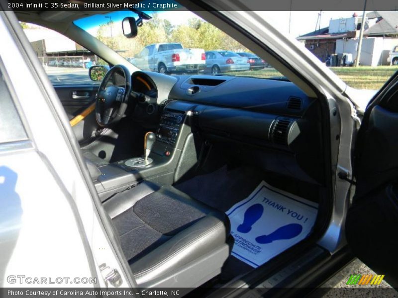 Brilliant Silver Metallic / Graphite 2004 Infiniti G 35 Sedan