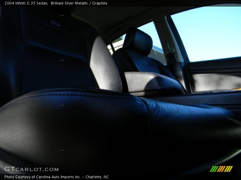 Brilliant Silver Metallic / Graphite 2004 Infiniti G 35 Sedan